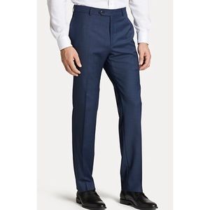 NWT Tommy Hilfiger Tyler Blue Wool Navy Dress Pants